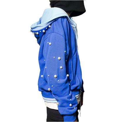AQUA Triple Layer Hoodie {READY TO BE SHIPPED}