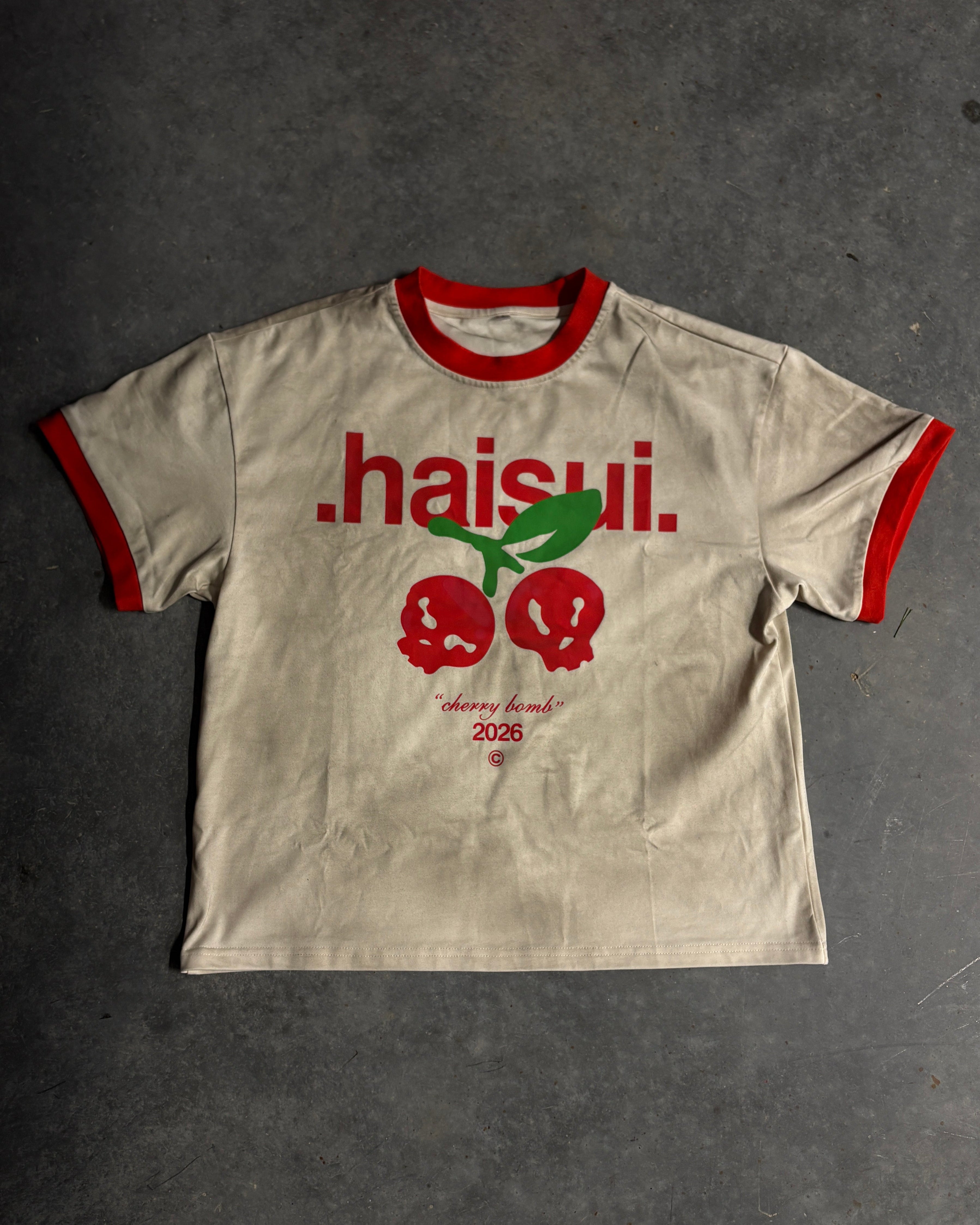 Cherry Bomb Ringer Tee