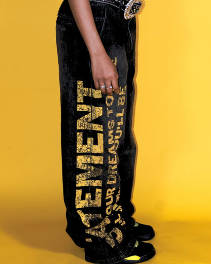 STATEMENT WASHED DENIM